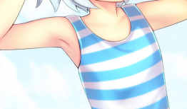 动漫女生泳装,动漫女生魅力绽放